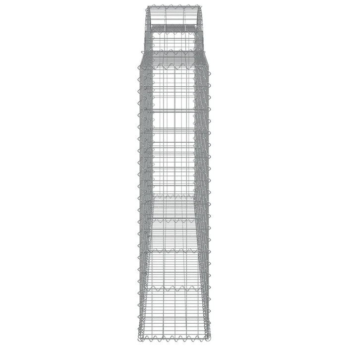 Coșuri gabion arcuite 7 buc, 300x30x120/140 cm, fier galvanizat - WALTI WALTI