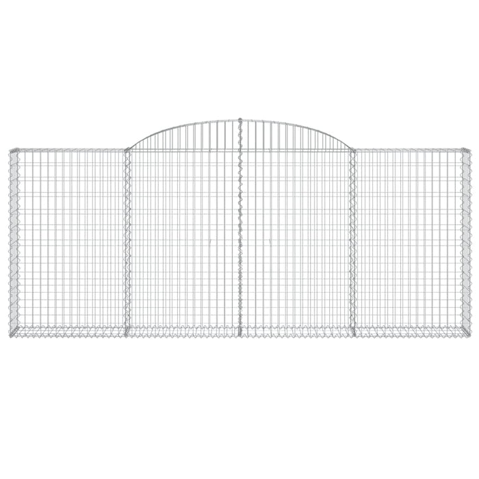 Coșuri gabion arcuite 9 buc, 300x30x120/140 cm, fier galvanizat - WALTI WALTI