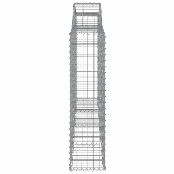 Coșuri gabion arcuite 9 buc, 300x30x120/140 cm, fier galvanizat - WALTI WALTI