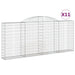 Coșuri gabion arcuite 11 buc, 300x30x120/140 cm fier galvanizat - WALTI WALTI