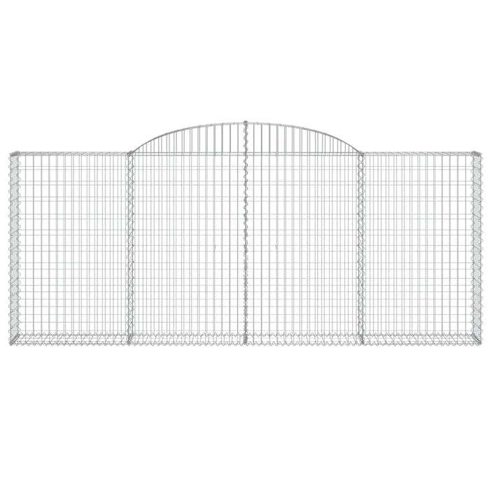 Coșuri gabion arcuite 11 buc, 300x30x120/140 cm fier galvanizat - WALTI WALTI