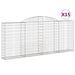 Coșuri gabion arcuite 15 buc, 300x30x120/140 cm fier galvanizat - WALTI WALTI