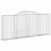 Coșuri gabion arcuite 20 buc, 300x30x120/140 cm fier galvanizat - WALTI WALTI