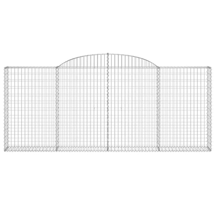 Coșuri gabion arcuite 20 buc, 300x30x120/140 cm fier galvanizat - WALTI WALTI