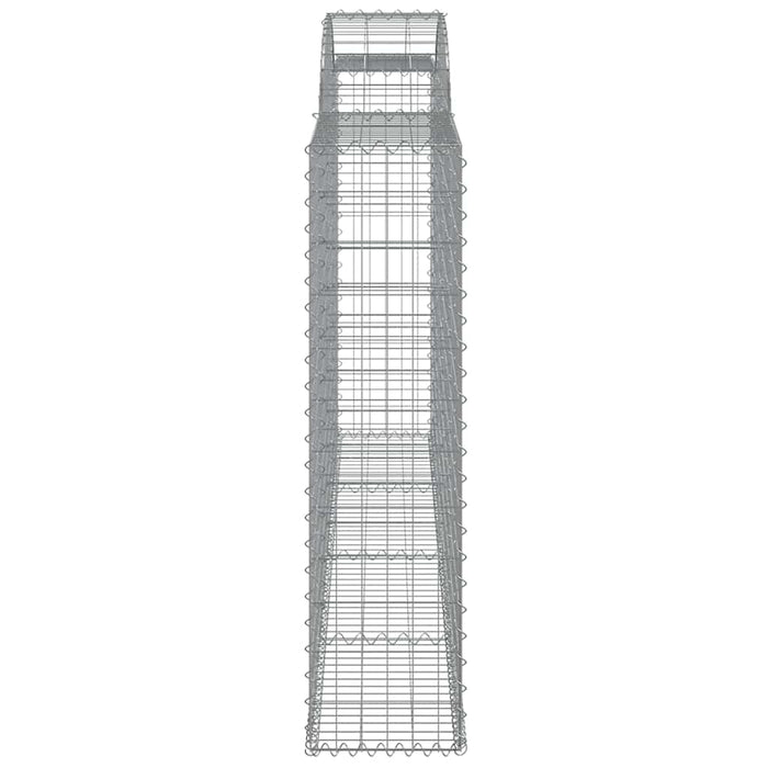 Coșuri gabion arcuite 20 buc, 300x30x120/140 cm fier galvanizat - WALTI WALTI