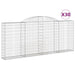 Coșuri gabion arcuite 30 buc, 300x30x120/140 cm fier galvanizat - WALTI WALTI
