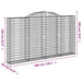 Coșuri gabion arcuite 3 buc. 300x30x160/180 cm fier galvanizat - WALTI WALTI