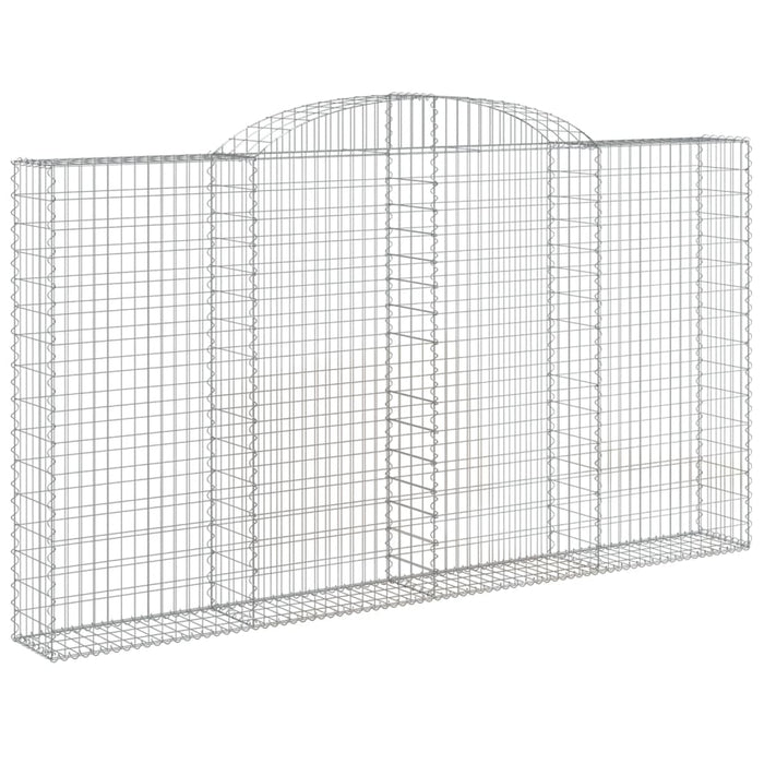 Coșuri gabion arcuite 5 buc. 300x30x160/180 cm fier galvanizat - WALTI WALTI