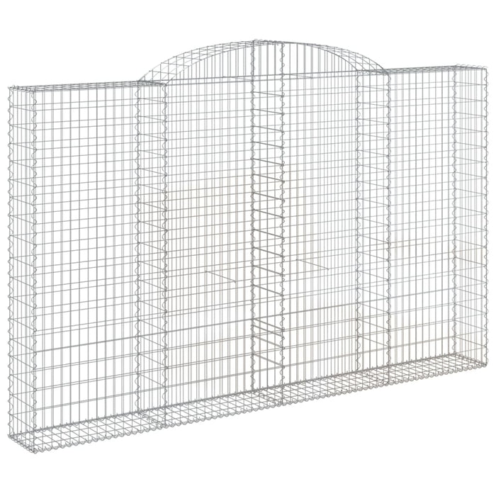 Coșuri gabion arcuite 2 buc, 300x30x180/200 cm, fier galvanizat - WALTI WALTI
