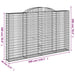 Coșuri gabion arcuite 2 buc, 300x30x180/200 cm, fier galvanizat - WALTI WALTI