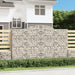 Coșuri gabion arcuite 2 buc, 300x30x180/200 cm, fier galvanizat - WALTI WALTI