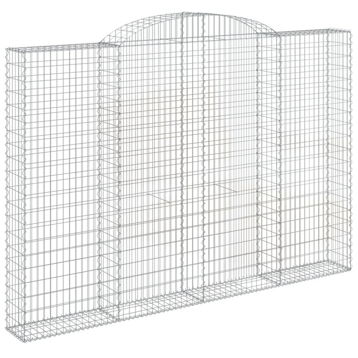 Coșuri gabion arcuite 4 buc. 300x30x200/220 cm fier galvanizat - WALTI WALTI