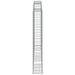 Coșuri gabion arcuite 4 buc. 300x30x200/220 cm fier galvanizat - WALTI WALTI