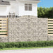 Coșuri gabion arcuite 4 buc. 300x30x200/220 cm fier galvanizat - WALTI WALTI
