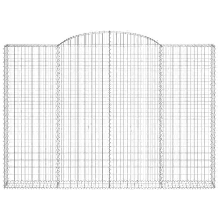 Coșuri gabion arcuite, 5 buc. 300x30x200/220 cm fier galvanizat - WALTI WALTI