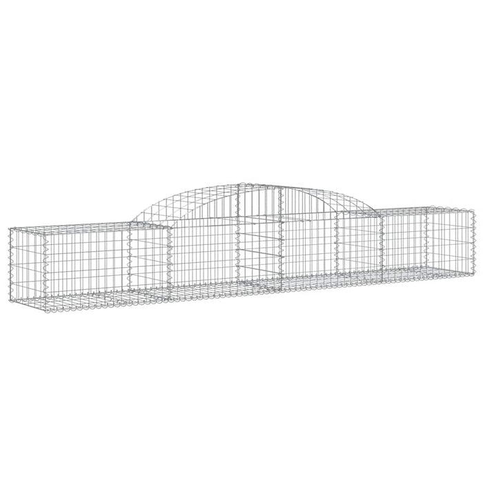 Coșuri gabion arcuite, 2 buc., 300x50x40/60 cm, fier galvanizat - WALTI WALTI