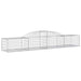 Coșuri gabion arcuite, 2 buc., 300x50x40/60 cm, fier galvanizat - WALTI WALTI