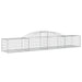 Coșuri gabion arcuite 4 buc., 300x50x40/60 cm, fier galvanizat - WALTI WALTI