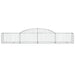 Coșuri gabion arcuite, 5 buc., 300x50x40/60 cm, fier galvanizat - WALTI WALTI