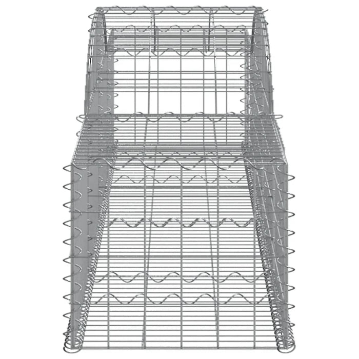 Coșuri gabion arcuite, 5 buc., 300x50x40/60 cm, fier galvanizat - WALTI WALTI