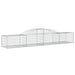 Coșuri gabion arcuite, 8 buc., 300x50x40/60 cm, fier galvanizat - WALTI WALTI