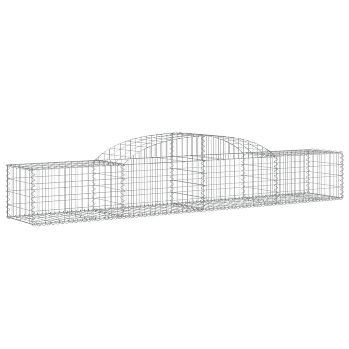 Coșuri gabion arcuite, 10 buc., 300x50x40/60cm, fier galvanizat - WALTI WALTI
