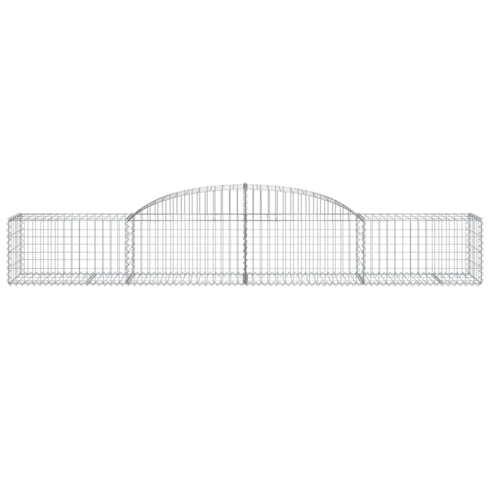 Coșuri gabion arcuite, 10 buc., 300x50x40/60cm, fier galvanizat - WALTI WALTI