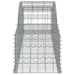 Coșuri gabion arcuite, 11 buc., 300x50x40/60cm, fier galvanizat - WALTI WALTI