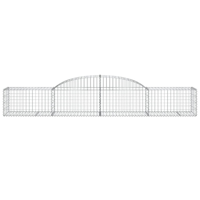 Coșuri gabion arcuite, 20 buc., 300x50x40/60cm, fier galvanizat - WALTI WALTI