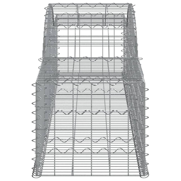 Coșuri gabion arcuite, 20 buc., 300x50x40/60cm, fier galvanizat - WALTI WALTI
