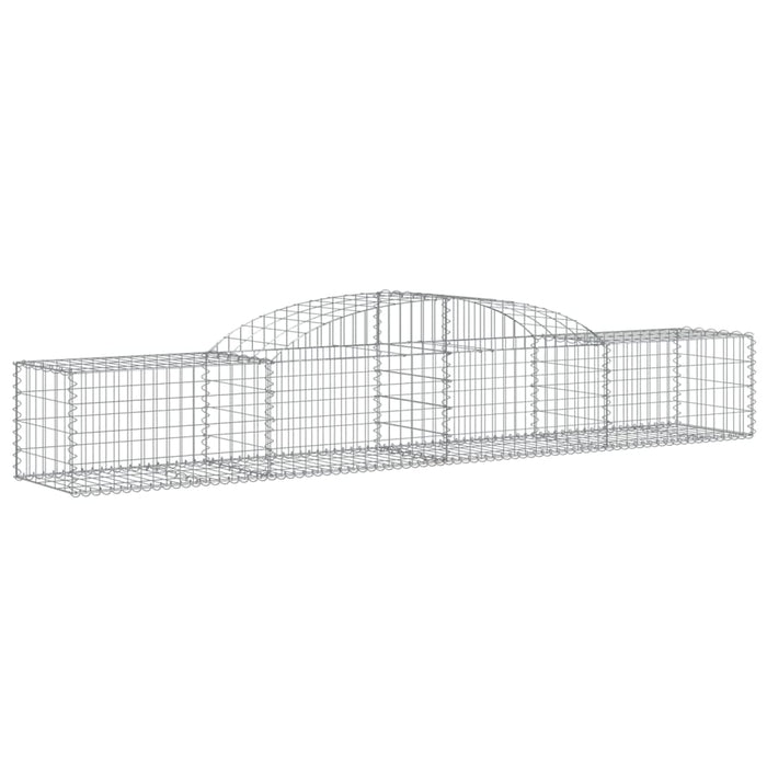 Coșuri gabion arcuite, 25 buc., 300x50x40/60cm, fier galvanizat - WALTI WALTI