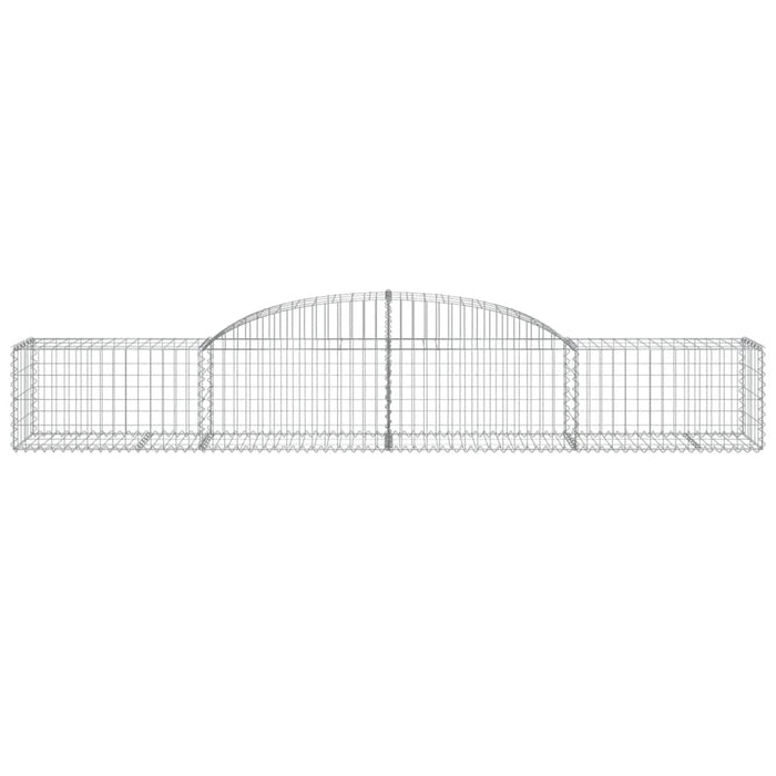 Coșuri gabion arcuite, 25 buc., 300x50x40/60cm, fier galvanizat - WALTI WALTI
