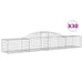 Coșuri gabion arcuite, 30 buc., 300x50x40/60cm, fier galvanizat - WALTI WALTI