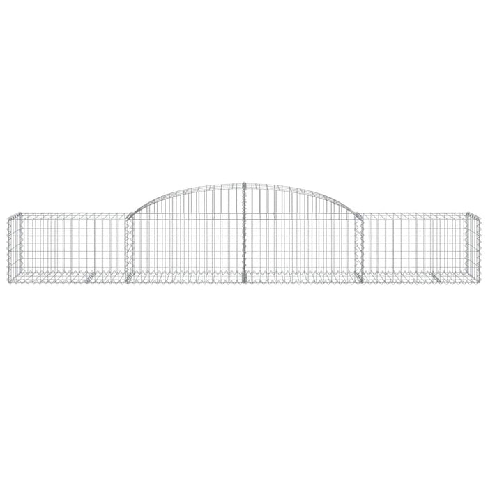 Coșuri gabion arcuite, 30 buc., 300x50x40/60cm, fier galvanizat - WALTI WALTI