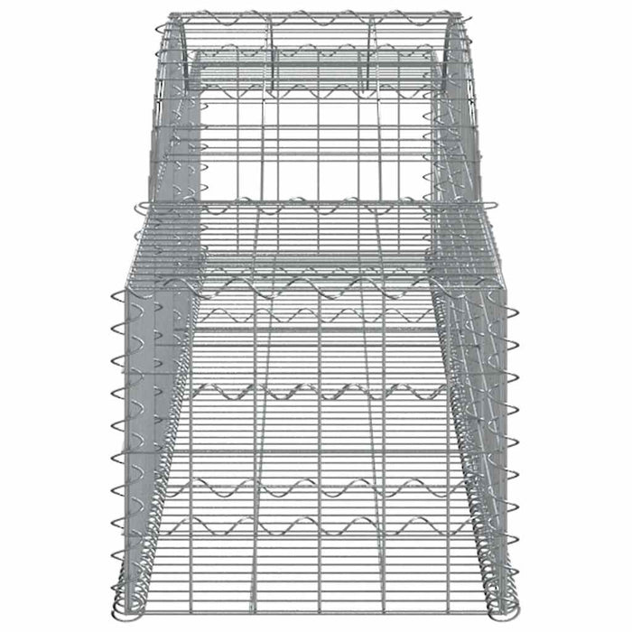 Coșuri gabion arcuite, 30 buc., 300x50x40/60cm, fier galvanizat - WALTI WALTI
