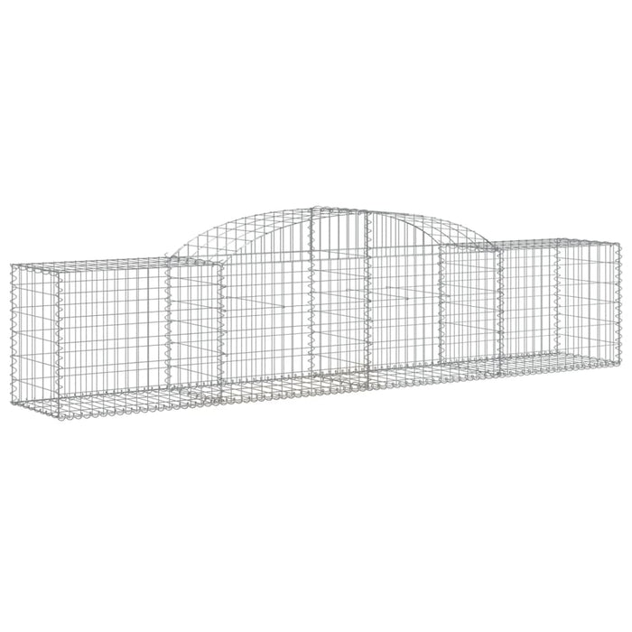 Coșuri gabion arcuite 3 buc, 300x50x60/80 cm, fier galvanizat - WALTI WALTI