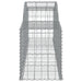 Coșuri gabion arcuite 4 buc, 300x50x60/80 cm, fier galvanizat - WALTI WALTI