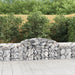 Coșuri gabion arcuite 4 buc, 300x50x60/80 cm, fier galvanizat - WALTI WALTI