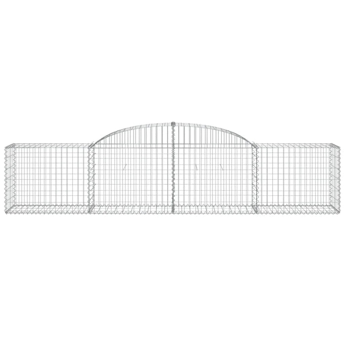 Coșuri gabion arcuite 7 buc, 300x50x60/80 cm, fier galvanizat - WALTI WALTI