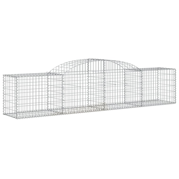 Coșuri gabion arcuite 9 buc, 300x50x60/80 cm, fier galvanizat - WALTI WALTI