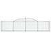 Coșuri gabion arcuite 9 buc, 300x50x60/80 cm, fier galvanizat - WALTI WALTI
