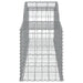 Coșuri gabion arcuite 10 buc, 300x50x60/80 cm, fier galvanizat - WALTI WALTI