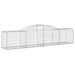 Coșuri gabion arcuite 11 buc, 300x50x60/80 cm, fier galvanizat - WALTI WALTI