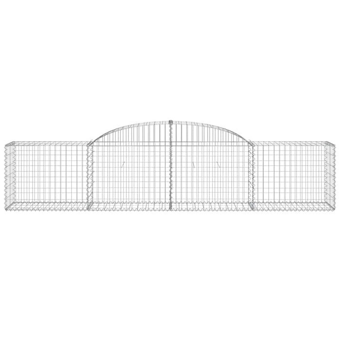 Coșuri gabion arcuite 11 buc, 300x50x60/80 cm, fier galvanizat - WALTI WALTI