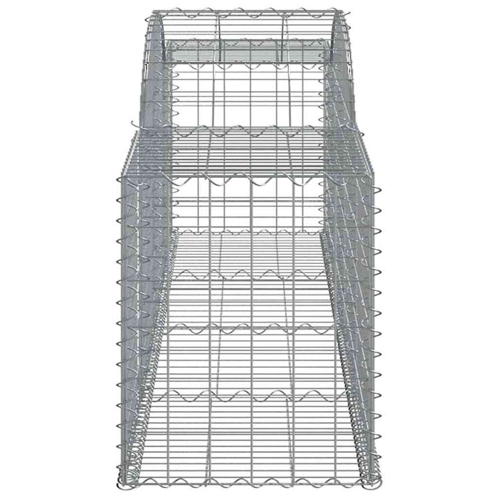 Coșuri gabion arcuite 11 buc, 300x50x60/80 cm, fier galvanizat - WALTI WALTI