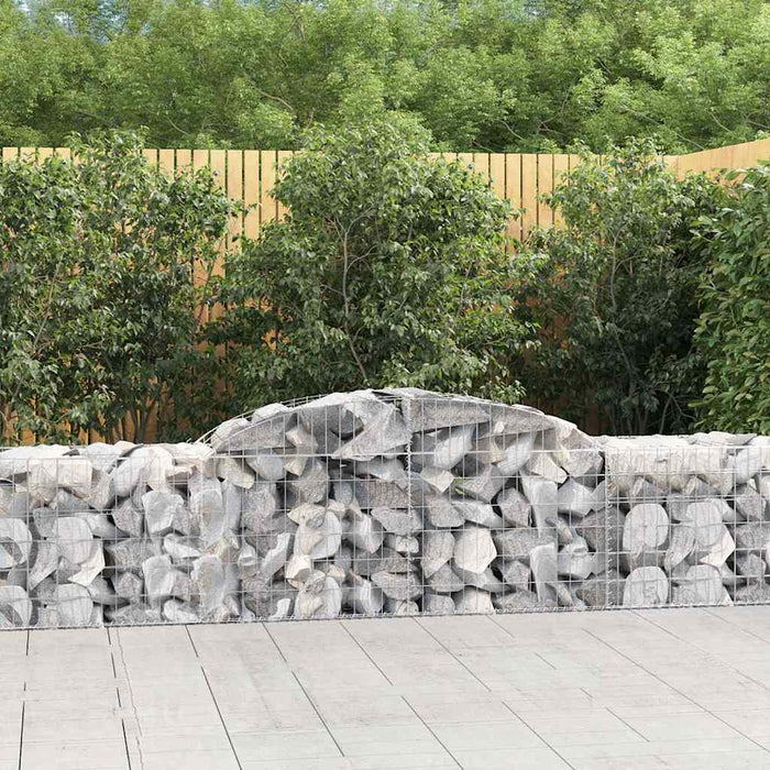 Coșuri gabion arcuite 11 buc, 300x50x60/80 cm, fier galvanizat - WALTI WALTI