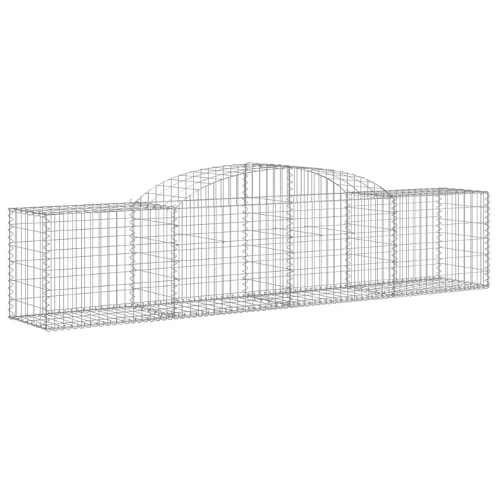 Coșuri gabion arcuite 12 buc, 300x50x60/80 cm, fier galvanizat - WALTI WALTI