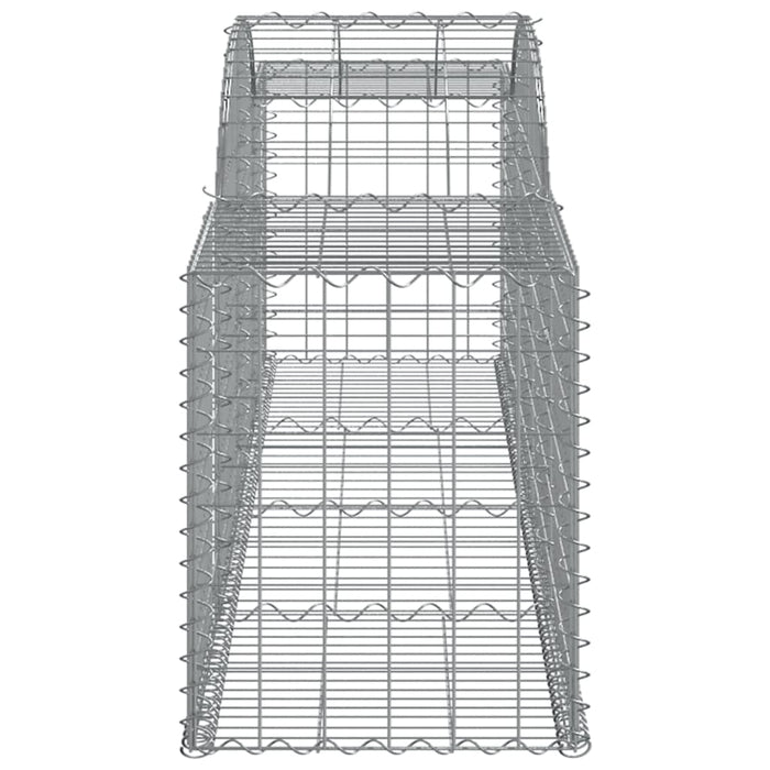 Coșuri gabion arcuite 13 buc, 300x50x60/80 cm, fier galvanizat - WALTI WALTI