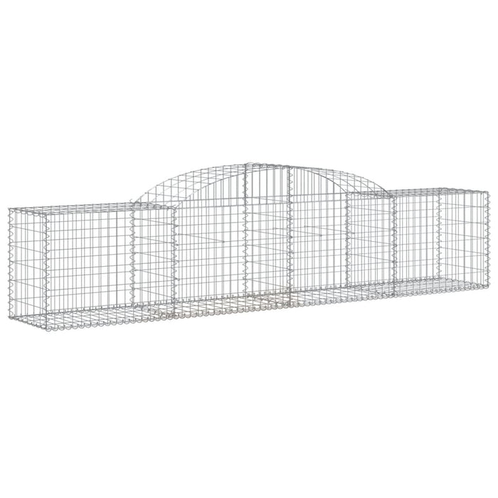 Coșuri gabion arcuite 15 buc, 300x50x60/80 cm, fier galvanizat - WALTI WALTI
