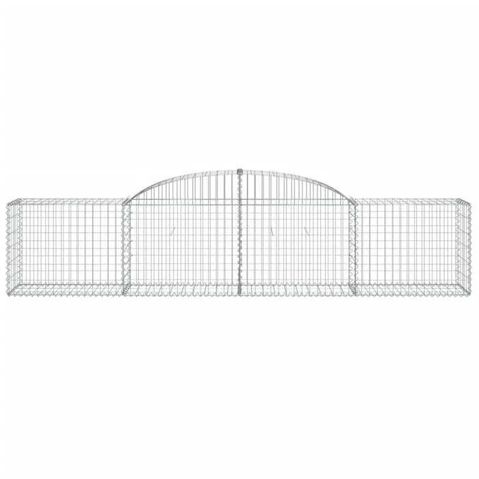 Coșuri gabion arcuite 15 buc, 300x50x60/80 cm, fier galvanizat - WALTI WALTI